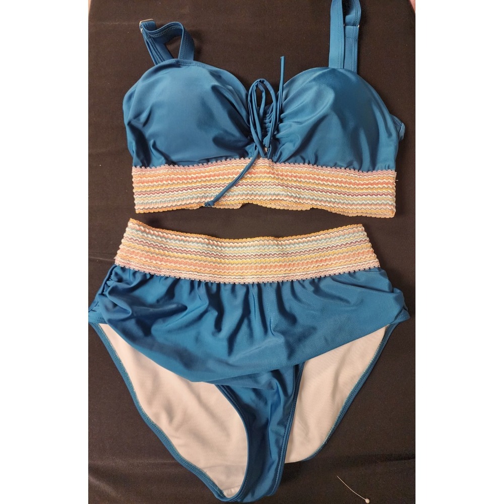 Viaurbe Womens Two piece bikini‎ swimsuit Size XL